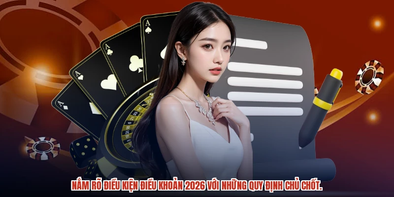 Nắm rõ điều kiện điều khoản 2026 với những quy định chủ chốt.