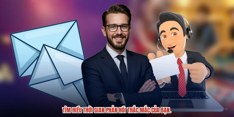 Tìm hiểu thời gian phản hồi thắc mắc của bạn.